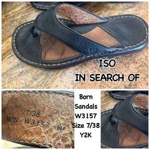 ISO- Born Sandals 3157 size 7/38